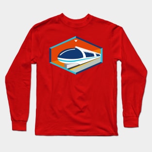 Monorail Teal Long Sleeve T-Shirt